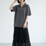 ピグメントハーフジップTシャツ | non-hedge  | 詳細画像13 