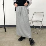 グレー | カットIラインスカート | non-hedge 