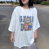 ネコプリントビッグTシャツ | non-hedge | 詳細画像1