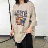 ネコプリントビッグTシャツ | non-hedge | 詳細画像15