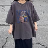 ネコプリントビッグTシャツ | non-hedge | 詳細画像21