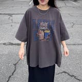 ネコプリントビッグTシャツ | non-hedge | 詳細画像22