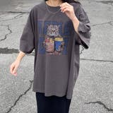 ネコプリントビッグTシャツ | non-hedge | 詳細画像23