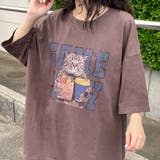 ネコプリントビッグTシャツ | non-hedge | 詳細画像1