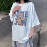 ネコプリントビッグTシャツ | non-hedge | 詳細画像3