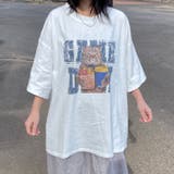 ネコプリントビッグTシャツ | non-hedge | 詳細画像5