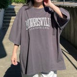 チャコール | 刺繍ロゴチュニック | non-hedge