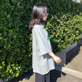 襟付きハーフジップロゴBIGTシャツ | non-hedge | 詳細画像16