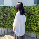 襟付きハーフジップロゴBIGTシャツ | non-hedge | 詳細画像6