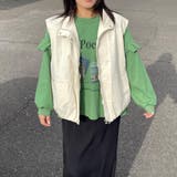 袖フリルネコプリントロンT | non-hedge  | 詳細画像9 