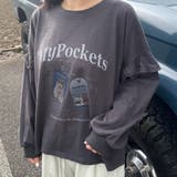 袖フリルネコプリントロンT | non-hedge  | 詳細画像13 