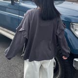 袖フリルネコプリントロンT | non-hedge  | 詳細画像17 