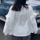 袖フリルネコプリントロンT | non-hedge  | 詳細画像23 