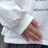 袖フリルネコプリントロンT | non-hedge  | 詳細画像27 