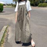 ナイロン風カーゴジャンパースカート | non-hedge  | 詳細画像1 