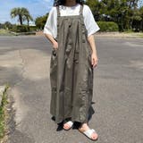 ナイロン風カーゴジャンパースカート | non-hedge  | 詳細画像3 