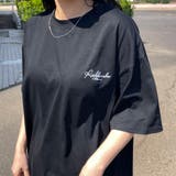 バック刺繍ロゴTシャツ | non-hedge | 詳細画像4