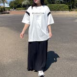 袖配色ロゴTシャツ | non-hedge  | 詳細画像26 