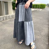 デニム配色スカート | non-hedge | 詳細画像3