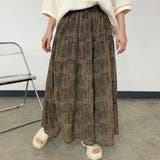 総柄ティアードスカート | non-hedge | 詳細画像24