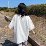 カレッジロゴ花刺繍BIGTシャツ | non-hedge | 詳細画像15