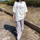 カレッジロゴ花刺繍BIGTシャツ | non-hedge | 詳細画像20