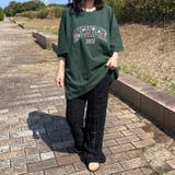 カレッジロゴ花刺繍BIGTシャツ | non-hedge | 詳細画像6