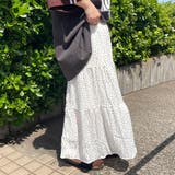 柄ティアードスカート | non-hedge  | 詳細画像3 