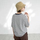 スラブボーダーロゴBIGTシャツ | non-hedge | 詳細画像5