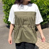 カーキ | 切替ドロストTシャツ | non-hedge
