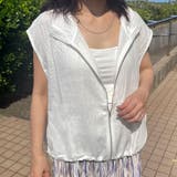 綿麻スタンドZIPベスト | non-hedge | 詳細画像20