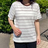 オフホワイト | スラブボーダーTシャツ | non-hedge