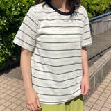 ベージュ | スラブボーダーTシャツ | non-hedge