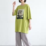 転写ネコBIGTシャツ | non-hedge  | 詳細画像7 