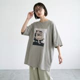 転写ネコBIGTシャツ | non-hedge  | 詳細画像1 