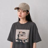 チャコール | 転写ネコBIGTシャツ | non-hedge
