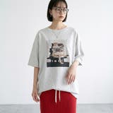 転写ネコBIGTシャツ | non-hedge  | 詳細画像3 