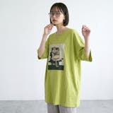 ライム | 転写ネコBIGTシャツ | non-hedge 