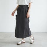 チャコール | ストレッチカーゴスカート | non-hedge 