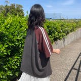 袖ラインラグラン配色BIGTシャツ | non-hedge | 詳細画像9