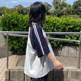 袖ラインラグラン配色BIGTシャツ | non-hedge | 詳細画像20