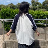 袖ラインラグラン配色BIGTシャツ | non-hedge | 詳細画像21