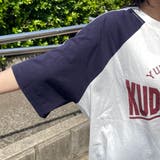 袖ラインラグラン配色BIGTシャツ | non-hedge | 詳細画像23