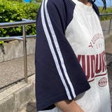 袖ラインラグラン配色BIGTシャツ | non-hedge | 詳細画像24