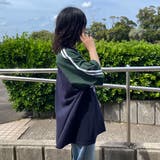 袖ラインラグラン配色BIGTシャツ | non-hedge | 詳細画像4