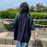 袖ラインラグラン配色BIGTシャツ | non-hedge | 詳細画像5