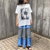 デニムチェック切替スカート | non-hedge  | 詳細画像7 