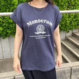 ネイビー | スラブフレンチスリーブTシャツ | non-hedge