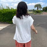スラブフレンチスリーブTシャツ | non-hedge | 詳細画像6