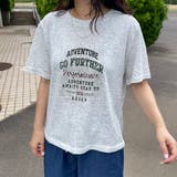 オートミール | スラブプリントTシャツ | non-hedge